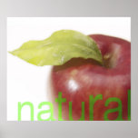 Apple naturel posters