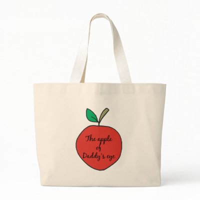 Apple of Daddy's Eye Bag by MotherandFatherGifts