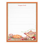 Apple of God's Eye Customizable Recipe Stationery Letterhead Template