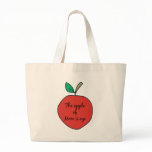 Apple of Mom's Eye Tote Bags