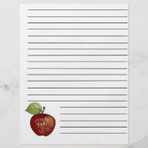 Apple Of My Eye Recipe Binder Pages Custom Flyer