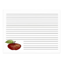 Apple Of My Eye Recipe  Card Postcards