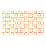 Apple pattern. business card template