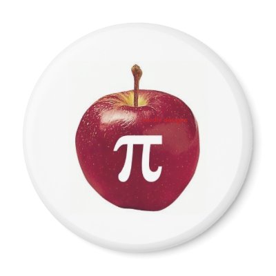 apple pi magnet by Nerdly