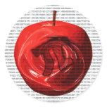 Apple_Pi Round Stickers