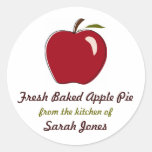Apple Pie, From the Kitchen Of, Labels Round Sticker