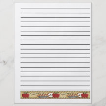 Apple Pie Recipe Binder Pages Flyers