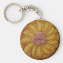 Apple Rose Pancake Key Chain