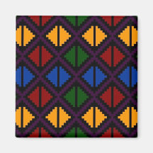"Apple Slice" magnet - multicolored
