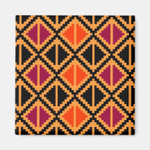 "Apple Slice" magnet - orange