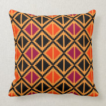 "Apple Slice" throw pillow - multicolor 2