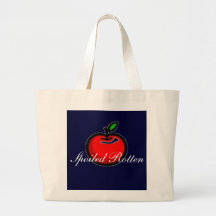 apple, Spoiled Rotten Canvas Bags