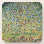 Apple Tree by Gustav Klimt, Vintage Victorian Art Beverage Coaster