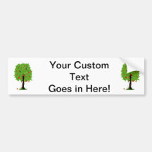 apple tree ecology design.png bumper stickers