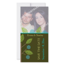 Apple tree fall wedding Save the Date photo card