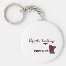 Apple Valley Minnesota City Classic Keychain