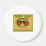 Apple Vintage Old Retro Crate Product Goods Labels Magnet