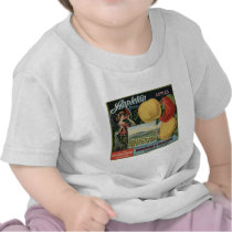 Apple Vintage Old Retro Crate Product Goods Labels Shirt