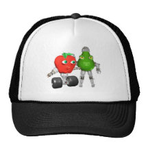 AppleBot PearBot are FudeBots by Valxart Mesh Hats