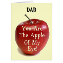 appleofmyeye, DAD Greeting Card