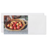 Apples and Bananas in Basket Personalized Rack Card