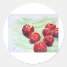 Apples, Apples Round Sticker