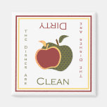 Apples Clean or Dirty Dishwasher Magnet