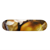Apples Garlic Cloves Still Life Skateboards