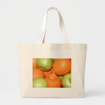 apples n oranges tote bags
