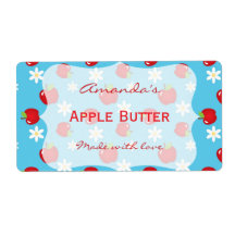 Apples Personalized Canning Label