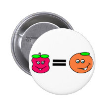 Apples to Oranges Pin