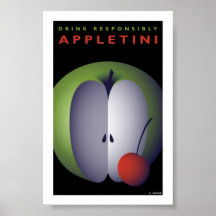 Appletini (4" x 6" Card) Posters