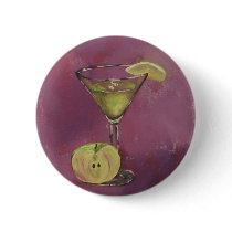 "Appletini" Fine Art Products buttons