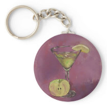 "Appletini" Fine Art Products keychains
