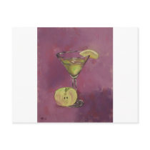 "Appletini" Fine Art Products postcards