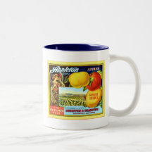 Appleton Brand Apples ~ Vintage Fruit Crate Label Coffee Mugs