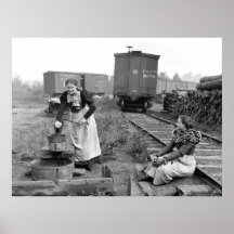 Appleton, Wisconsin Girls, 1880 Print