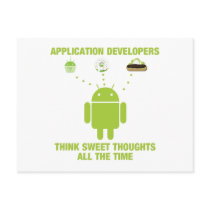Application Developers Think Sweet Thoughts All