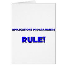 Applications Programmers Rule! Cards
