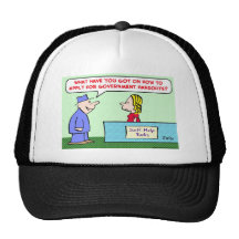 apply for government handouts hats