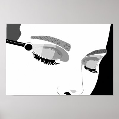 Applying Make Up Poster by malibuitalian