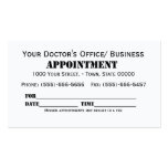 Appointment Business Card Templates