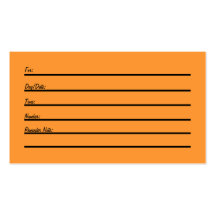 Appointment Card (New and Improved) Business Card