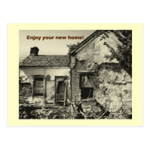 Appréciez votre nouvelle maison ! carte postale