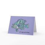 AppreciOCEAN cartoon fish grouper thank you card
