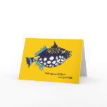 AppreciOCEAN GratiTIDE cartoon fish thank you card