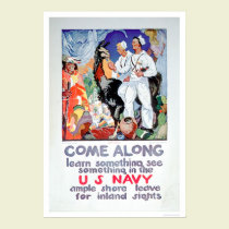 Apprenez et voyez quelque chose dans la marine (US affiches