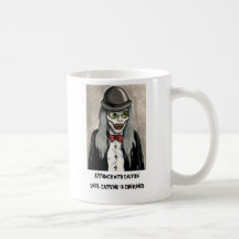 Approach with caution ghoul mug