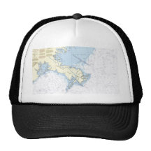 Approaches to Mississippi River Chart Hat