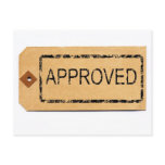 Approved Postcard